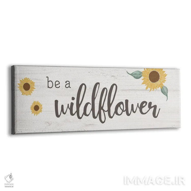 تابلو مثل یک گل خودرو باش اثر ناتالی کارپنتری - نمای پرسپکتیو محصول