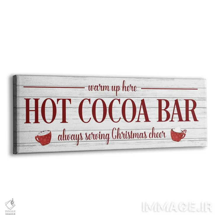 تابلو بار هاتچاکلت اثر ناتالی کارپنتری - نمای پرسپکتیو محصول