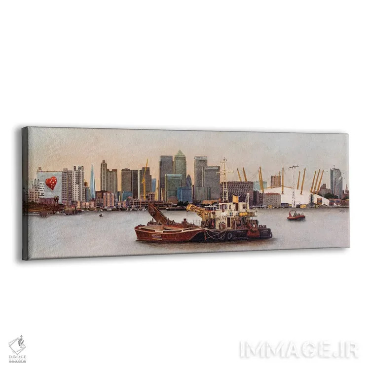 تابلو London,قلب تیمز (شماره دو)، لندن اثر کارلوس آریاگا - نمای پرسپکتیو محصول