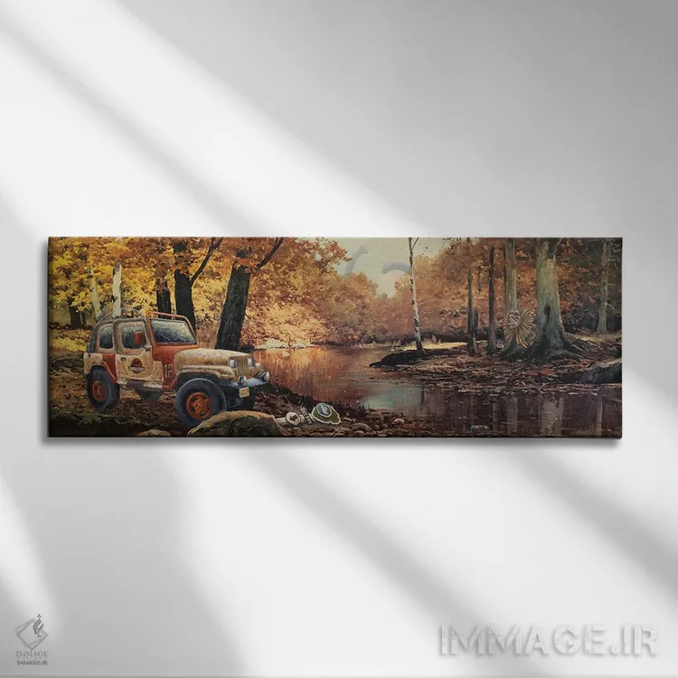 تابلو زیبا اما مرگبار اثر کورتنی هیرشه - نمای روبهرو روی دیوار