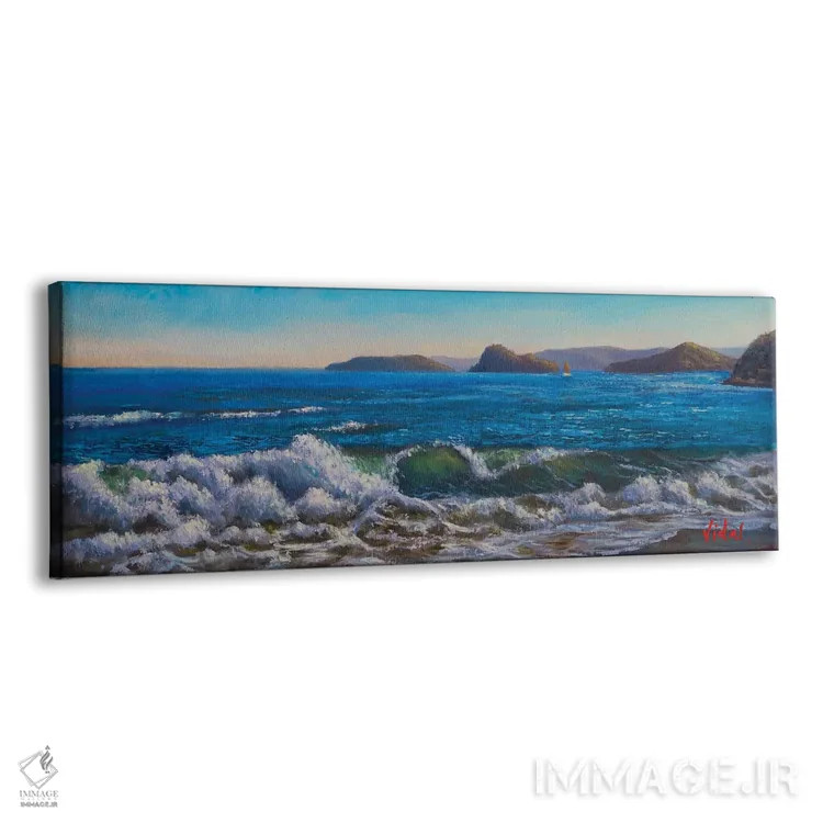 تابلو موج شکن در ساحل اتالانگ نیو ساوت ولز اثر کریستوفر ویدال - نمای پرسپکتیو محصول