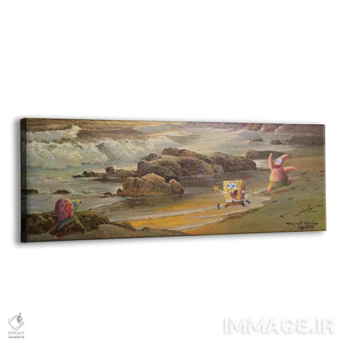 تابلو ماجراهای دریایی دور از انتظار (طنز) اثر کورتنی هیرشه - نمای پرسپکتیو محصول