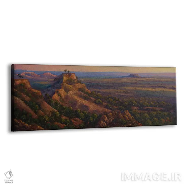 تابلو منظره از کوه اسلوکامب یاراکا کویینزلند اثر کریستوفر ویدال - نمای پرسپکتیو محصول