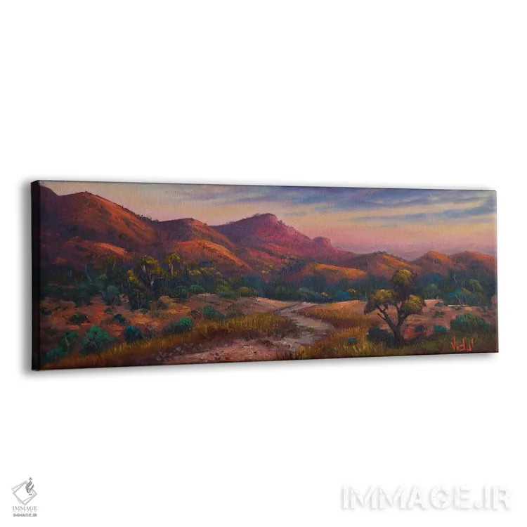 تابلو نورهای گرم در رشتهکوه فلندرز استرالیا اثر کریستوفر ویدال - نمای پرسپکتیو محصول