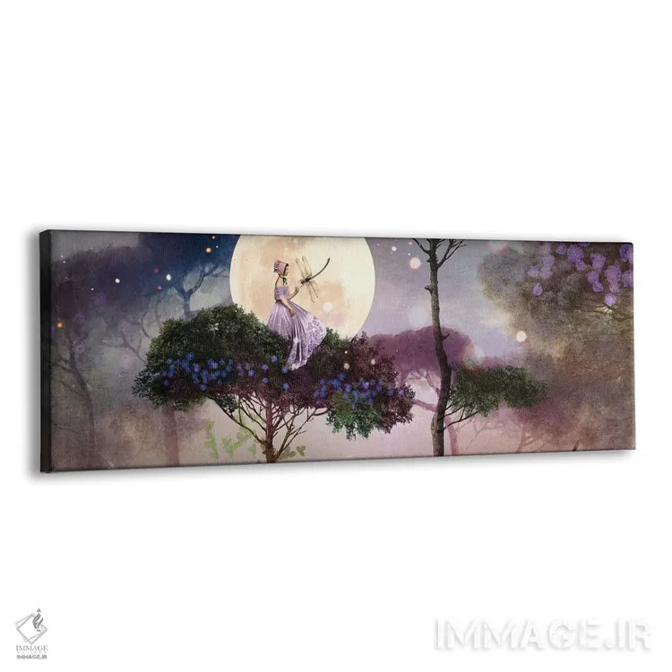 تابلو سنجدک (حشره) اثر کاترین ولز-استاین (هنرمند فتومانتیج آلمانی) - نمای پرسپکتیو محصول