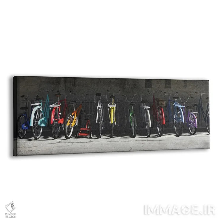 تابلو جایگاه دوچرخه اثر سینتیا دکر - نمای پرسپکتیو محصول