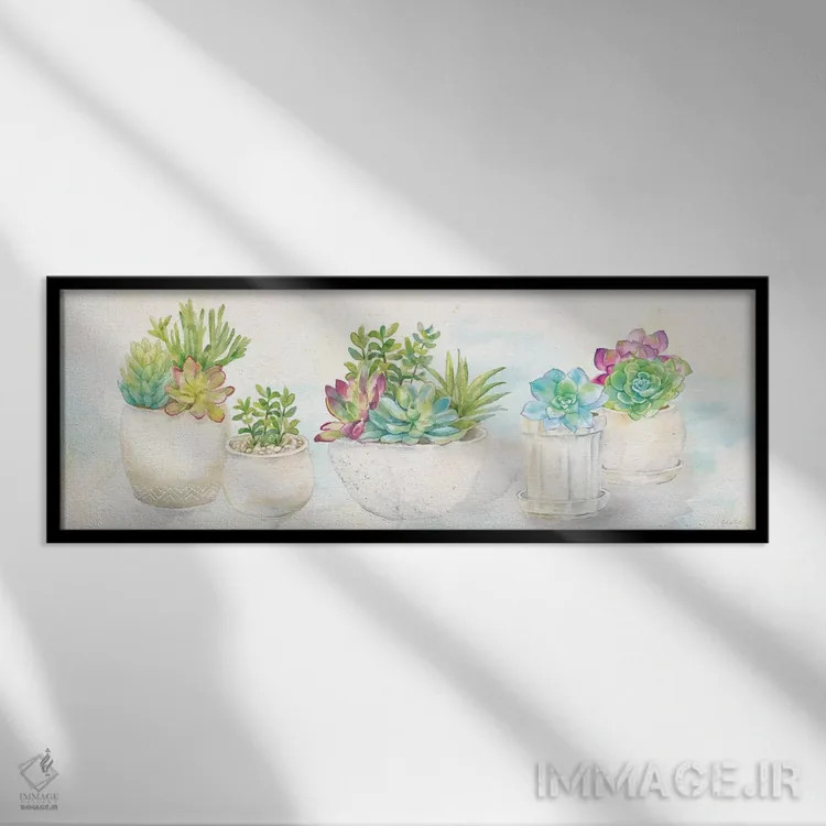 تابلو پنل ساکولنتهای شیرین اثر سینتیا کولتر - نمای قابدار مشکی