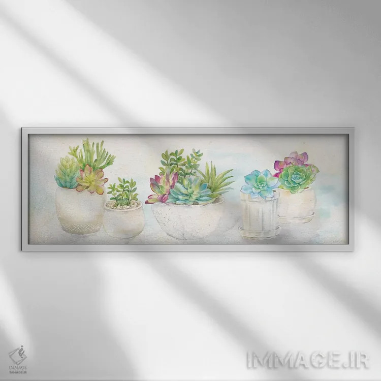 تابلو پنل ساکولنتهای شیرین اثر سینتیا کولتر - نمای قابدار سفید