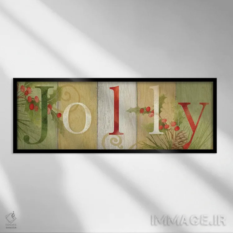 تابلو تابلوی روستایی شاد سه اثر سینتیا کولتر - نمای قابدار مشکی