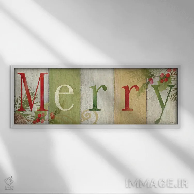 تابلو تابلوی روستایی شاد یک اثر سینتیا کولتر - نمای قابدار سفید