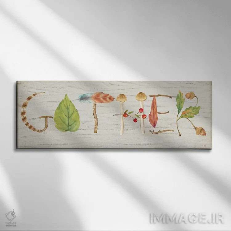 تابلو تابلوی چوبی جمعآوری اثر سینتیا کولتر - نمای روبهرو روی دیوار