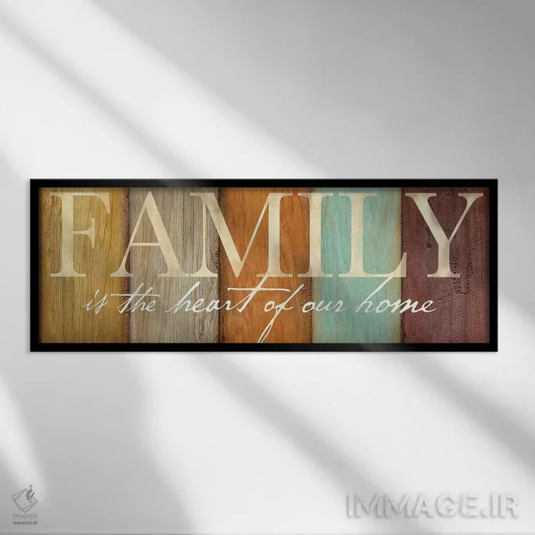 تابلو تابلو الهامبخش خانواده I - ادویه اثر سینتیا کولتر - نمای قابدار مشکی