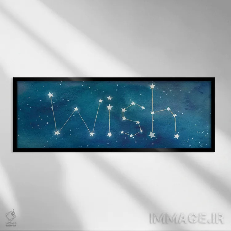 تابلو برج آرزو اثر سینتیا کولتر - نمای قابدار مشکی