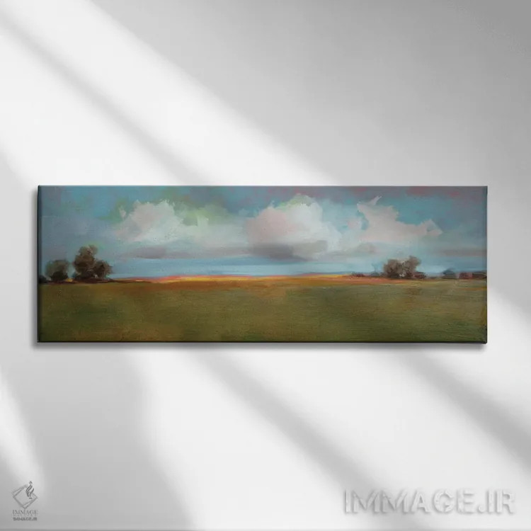 تابلو چشمانداز CII - نمای روبهرو روی دیوار