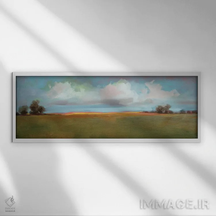 تابلو چشمانداز CII - نمای قابدار سفید