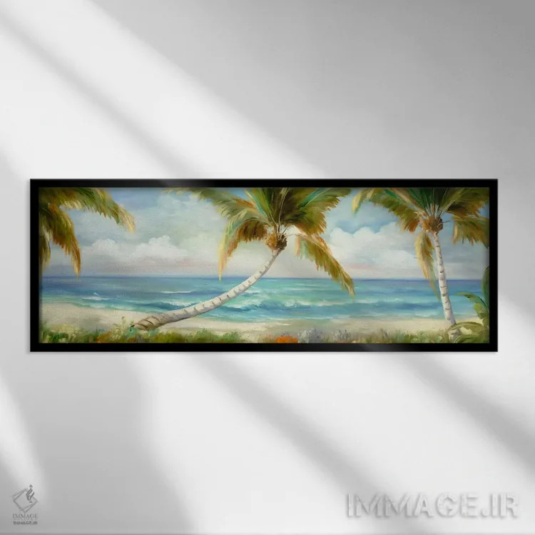 تابلو استوایی ۱۱ - نمای قابدار مشکی