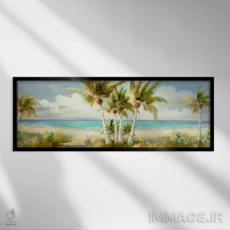 تابلو استوایی ۱۲ - نمای قابدار مشکی