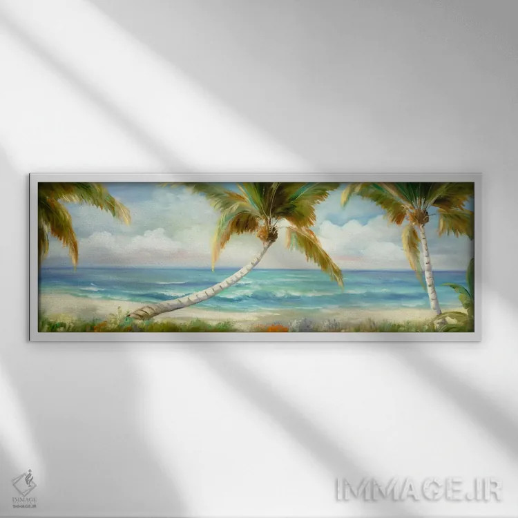 تابلو استوایی ۱۱ - نمای قابدار سفید