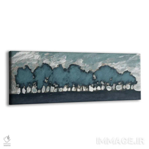 تابلو غروب ردیف درختان اثر دن منیلی - نمای پرسپکتیو محصول