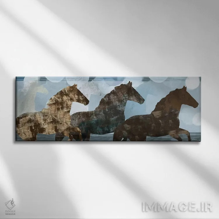 تابلو روح پرشور II اثر دن منیلی - نمای روبهرو روی دیوار