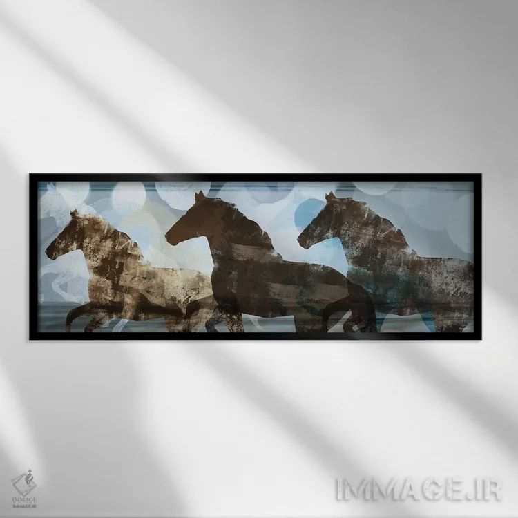 تابلو روح پرشور I اثر دن منیلی - نمای قابدار مشکی