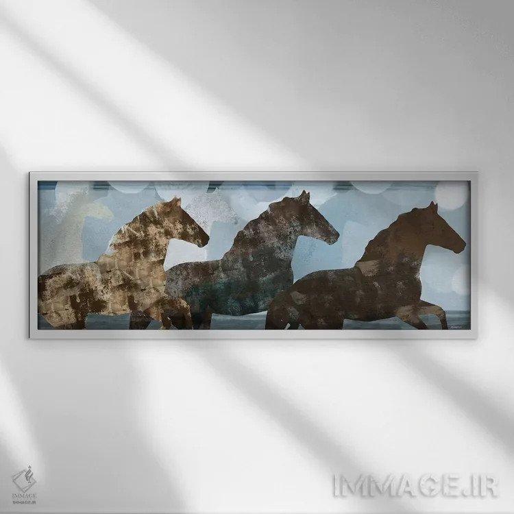 تابلو روح پرشور II اثر دن منیلی - نمای قابدار سفید