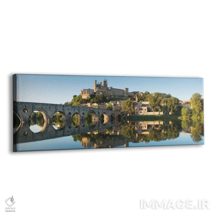 تابلو کلیسای بزیه لانگدوک ۱۵ اثر دیوید کلاپ - نمای پرسپکتیو محصول