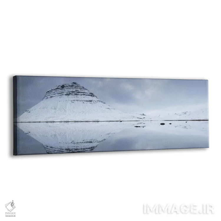 تابلو کیرکجوفل سنایفلزنس ایسلند ۲۵ اثر دیوید کلاپ - نمای پرسپکتیو محصول