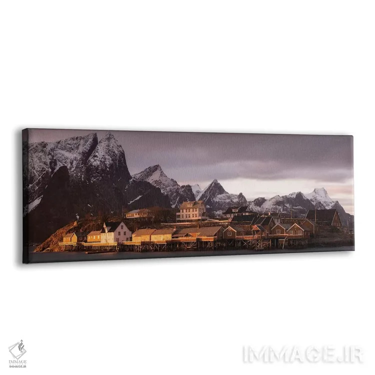 تابلو سکریسویای لوفوتن نروژ ۳ اثر دیوید کلاپ - نمای پرسپکتیو محصول