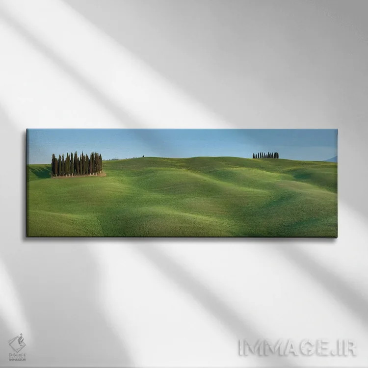 تابلو دسته توسکانی ۱ اثر دیوید کلاپ - نمای روبهرو روی دیوار