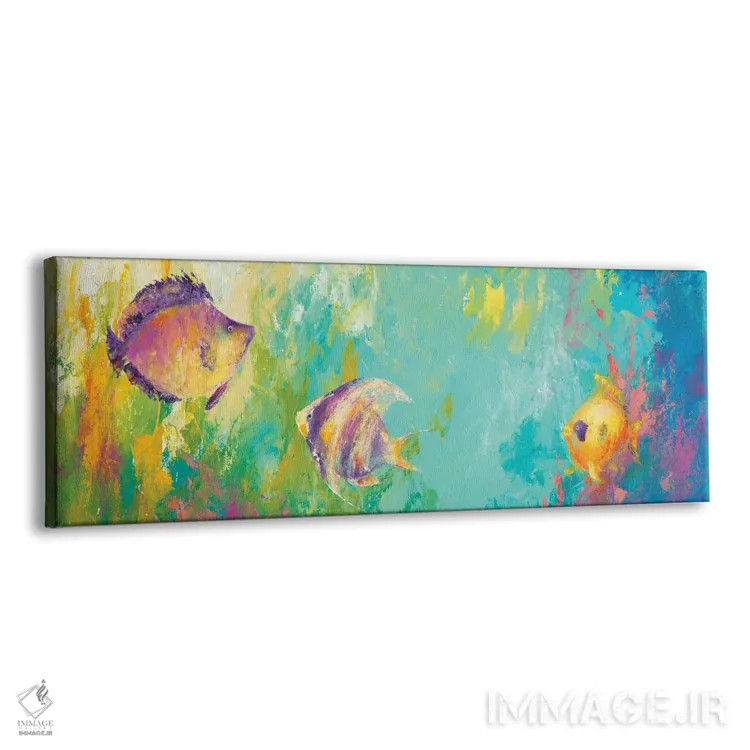 تابلو برخورد در صخره مرجانی اثر باورا دارگو - نمای پرسپکتیو محصول