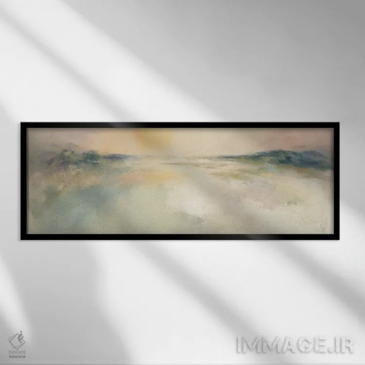 تابلو بیداری اثر باورا دارگو - نمای قابدار مشکی