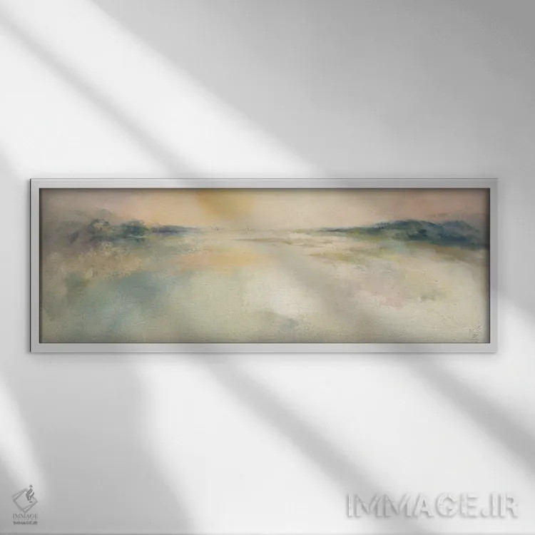 تابلو بیداری اثر باورا دارگو - نمای قابدار سفید