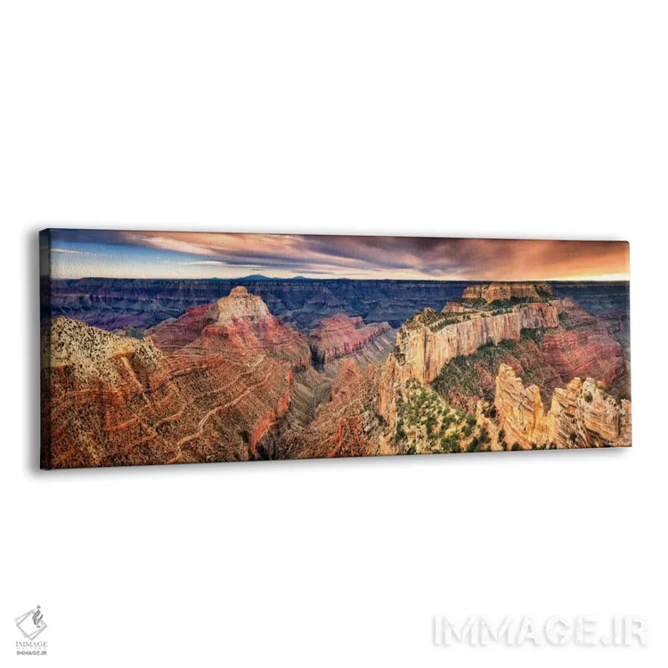 تابلو نمای دره XII اثر دیوید دروست - نمای پرسپکتیو محصول