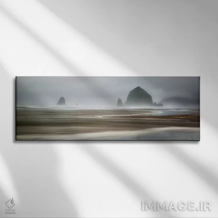 تابلو از ساحل کانون I اثر دیوید دروست - نمای روبهرو روی دیوار