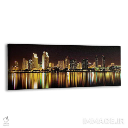 تابلو خط افق سن دیگو اثر دانیتا دلیمنت - نمای پرسپکتیو محصول