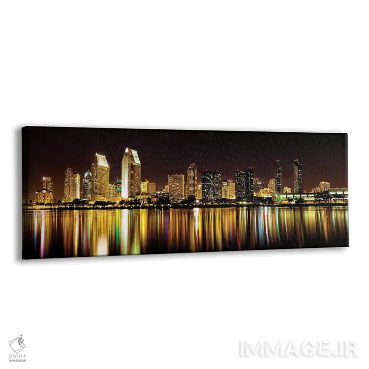 تابلو خط افق سن دیگو اثر دانیتا دلیمنت - نمای پرسپکتیو محصول