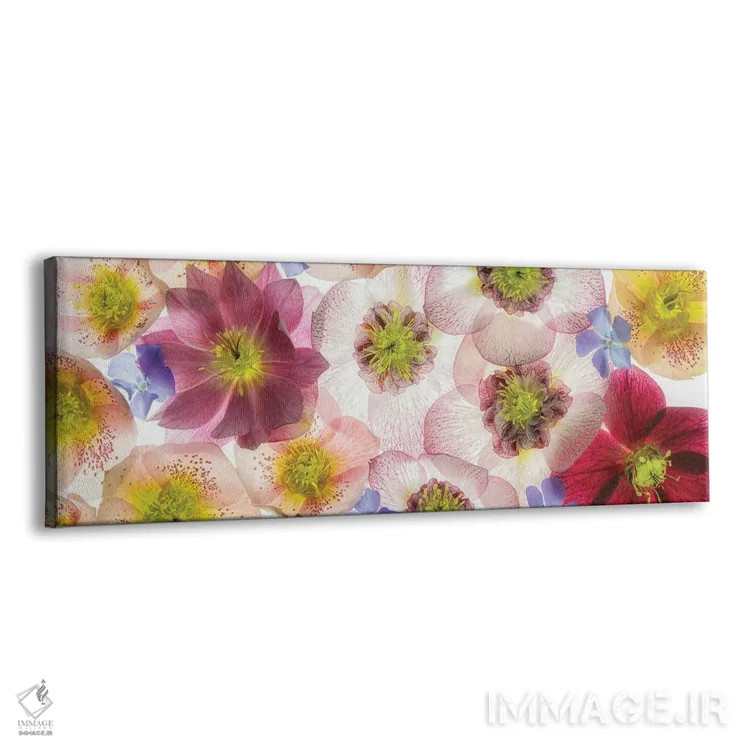 تابلو گلهای پانورامایی اثر دنیس فراتس - نمای پرسپکتیو محصول