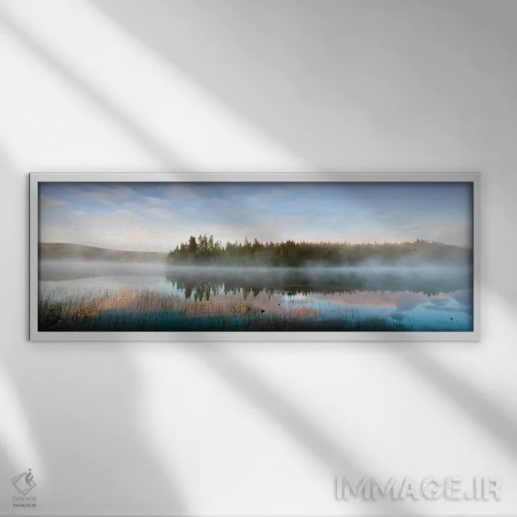 تابلو ورودی شرقی سحرگاهی اثر دانیتا دلیمنت - نمای قابدار سفید