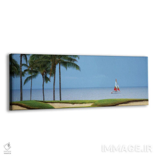 تابلو گلف و قایقرانی اثر دنیس فراتس - نمای پرسپکتیو محصول