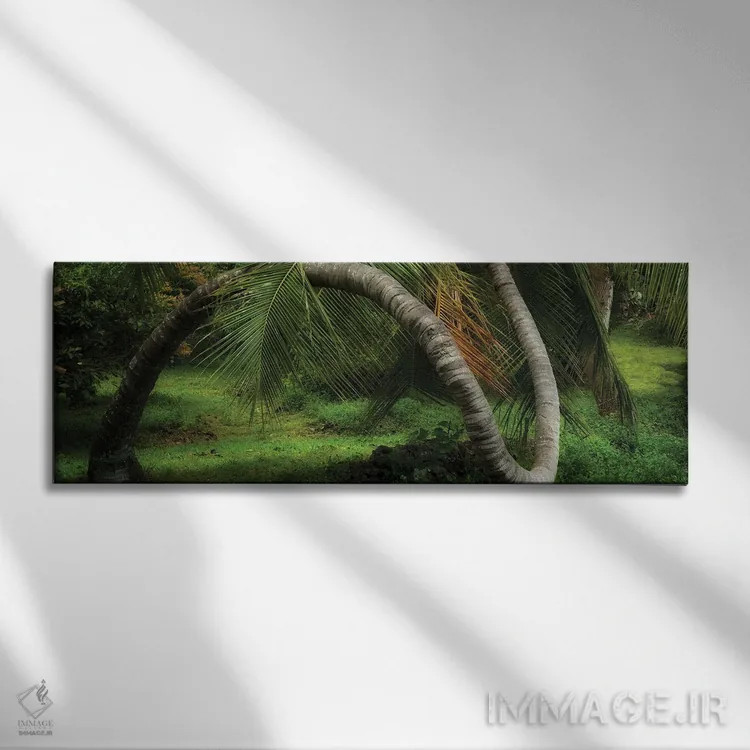 تابلو درخت پیچخوردهٔ پانورامایی اثر دنیس فراتس - نمای روبهرو روی دیوار