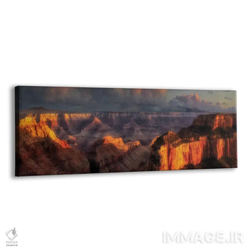 تابلو منظرهٔ پانورامای گرند کنیون اثر دنیس فراتس - نمای پرسپکتیو محصول