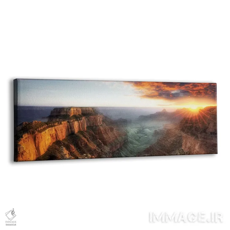 تابلو غروب گرند کنیون شش اثر دنیس فراتس - نمای پرسپکتیو محصول