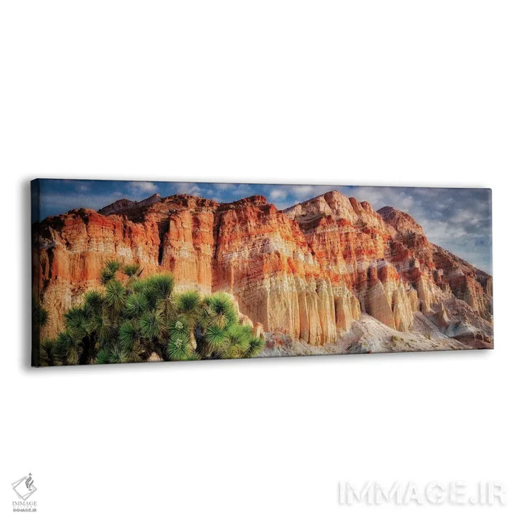تابلو منظره پانورامای صخرههای جنوب غربی اثر دنیس فراتس - نمای پرسپکتیو محصول