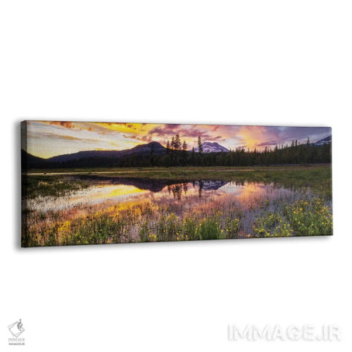 تابلو منظره پانورامای قلهٔ ساوت سیستر (کوه) اثر دنیس فراتس - نمای پرسپکتیو محصول