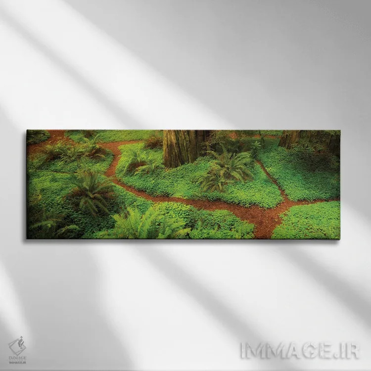 تابلو پانورامای مسیر ردوودها اثر دنیس فراتس - نمای روبهرو روی دیوار