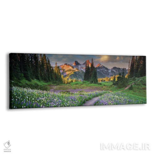 تابلو منظرهٔ گلستان تاتوش (مسیر گلداری پانوراما) اثر دنیس فراتس - نمای پرسپکتیو محصول