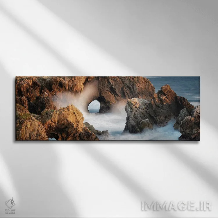 تابلو پانورامای طاق دریایی اثر دنیس فراتس - نمای روبهرو روی دیوار