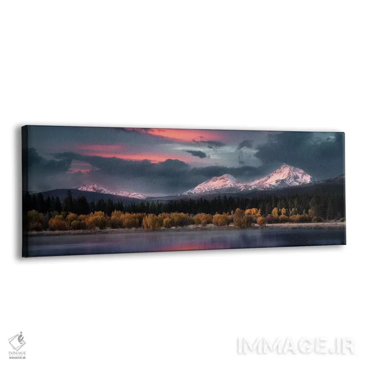 تابلو طلوع سه خواهر (نام محل) اثر دنیس فراتس - نمای پرسپکتیو محصول