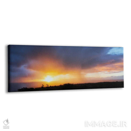 تابلو غروب در کنار دریا II اثر دنیس فراتس - نمای پرسپکتیو محصول